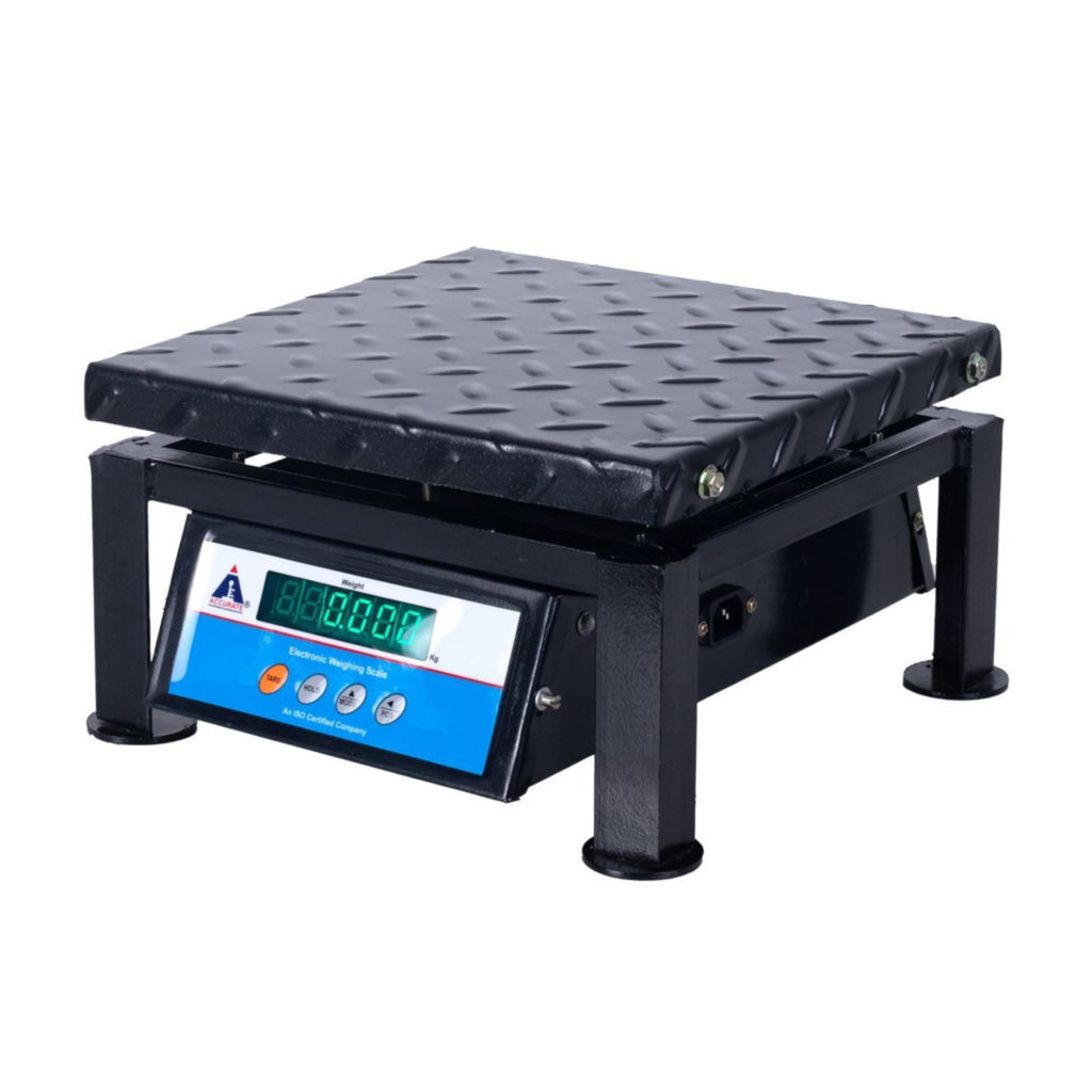 100 kg platform weighing scale for oil mills and food processing, Devi Industries
