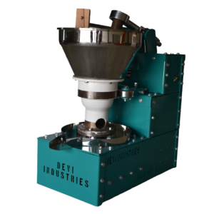 15 kg semi stainless steel rotary cold press oil machine with mild steel Ural, Devi Industries