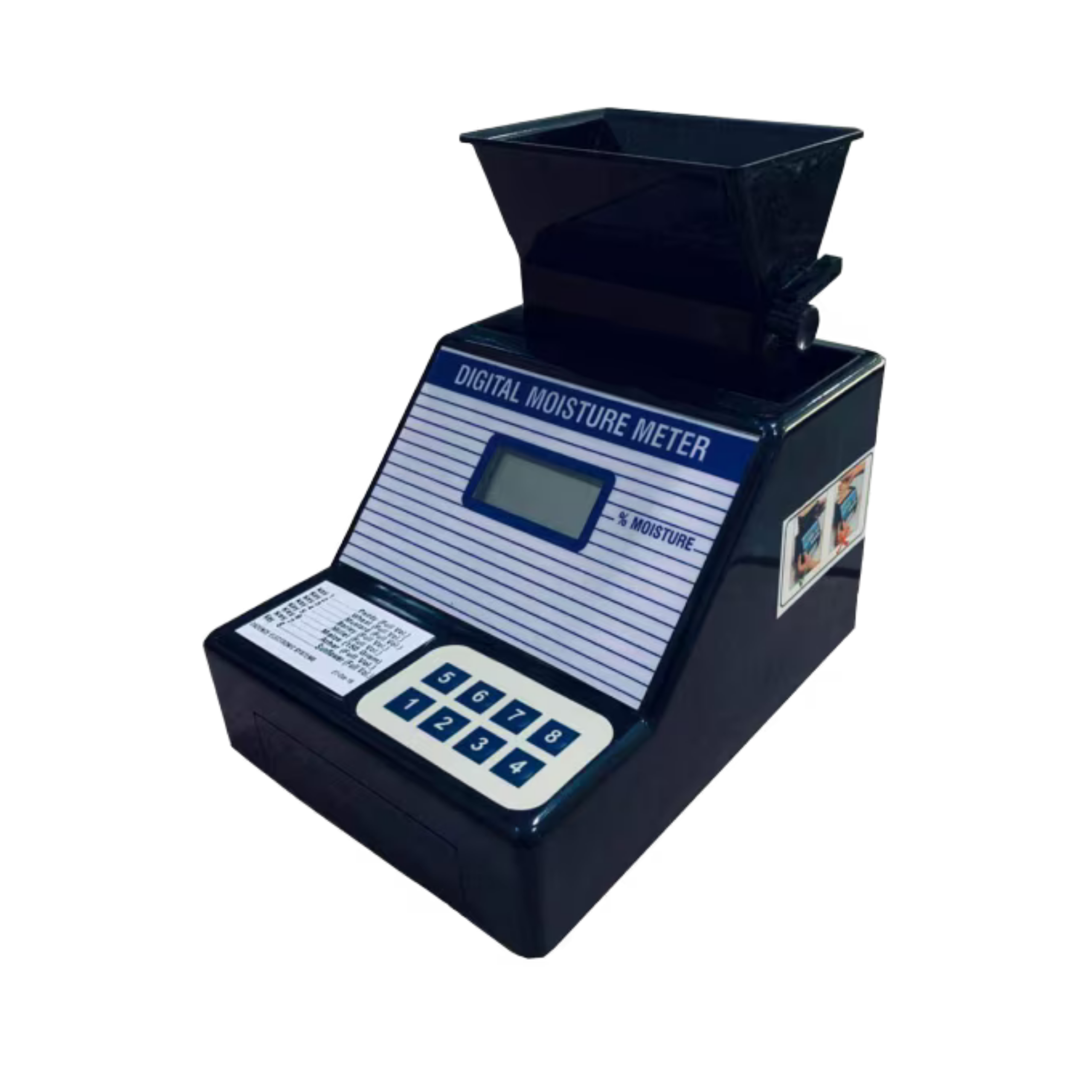 Digital moisture meter for groundnut, sesame, castor and other oilseeds, Devi Industries