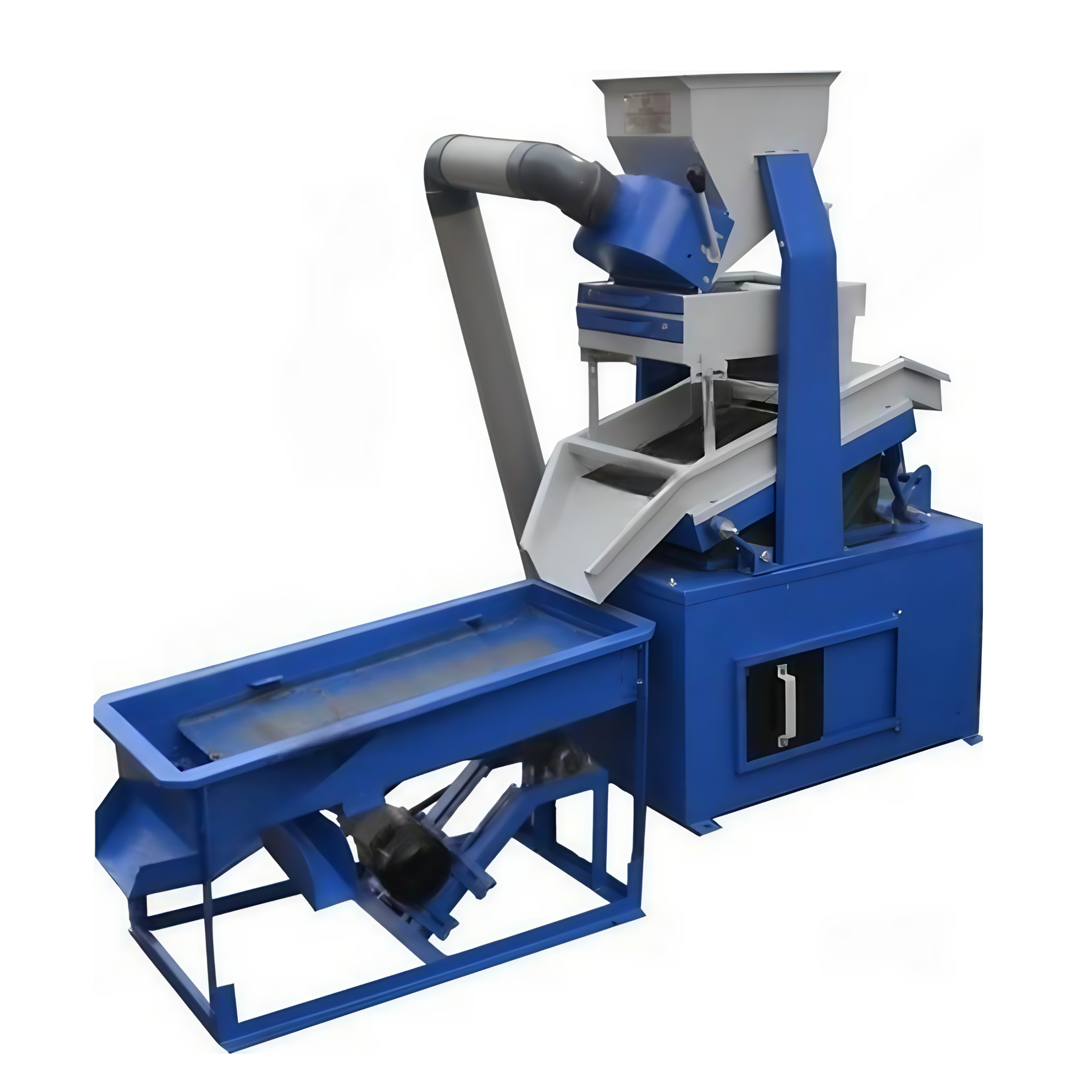Destoner machine with aspirator for cleaning seeds, 3 HP, 500 kg/hr, Devi Industries