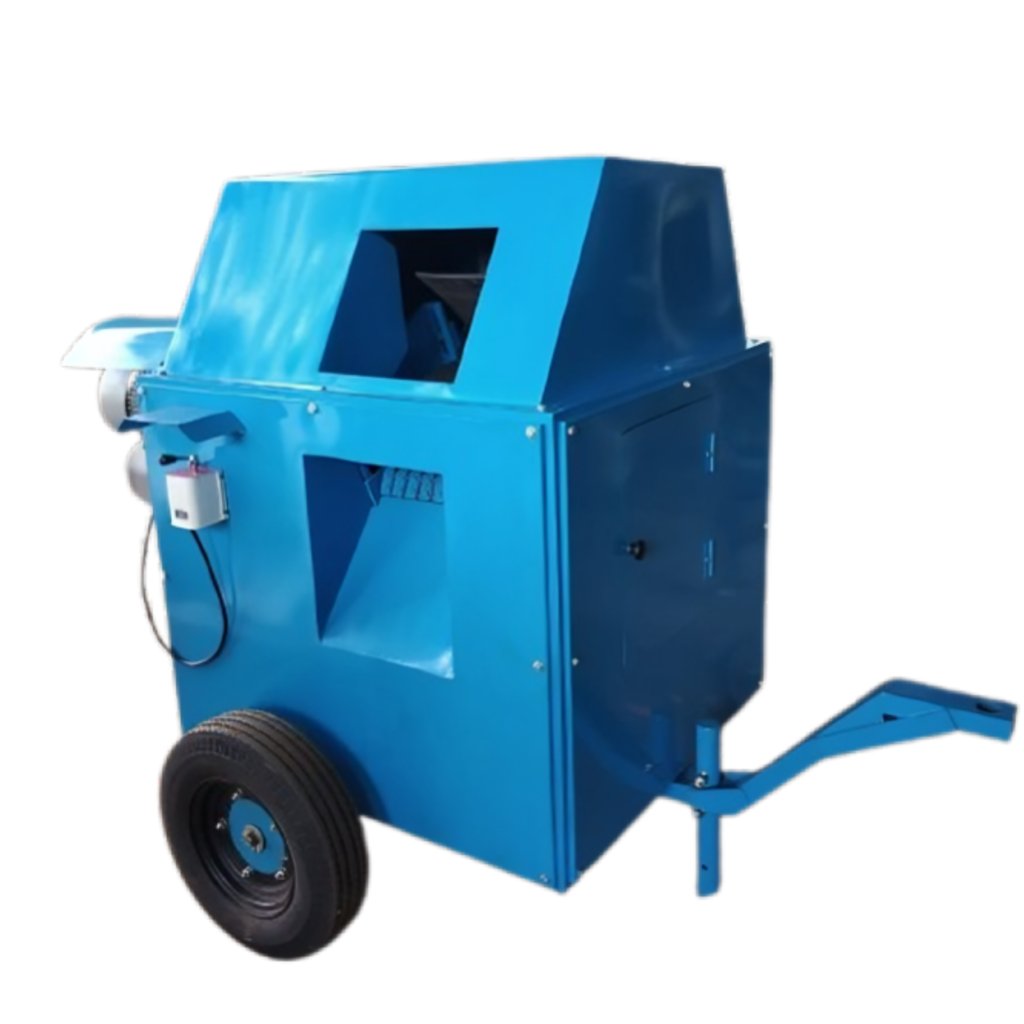 Semi-automatic coconut dehusking machine, 3 HP motor, 1000 coconuts/hr, heavy duty, Devi Industries