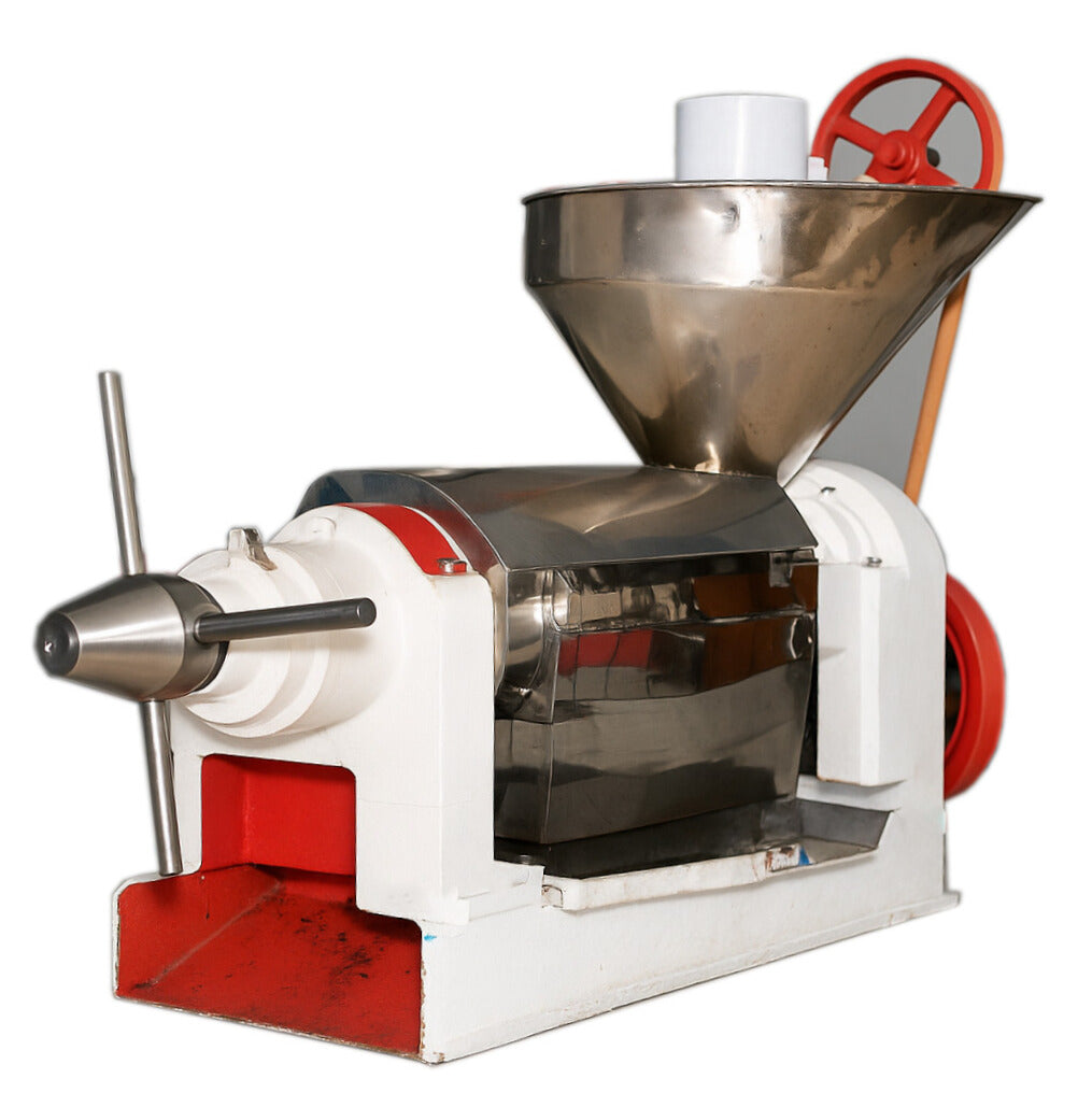 7.5 HP screw oil expeller machine with motor and starter, 50 to 100 kg/hr, Devi Industries