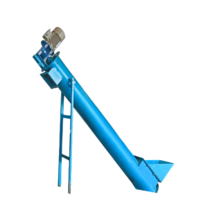 6 feet screw conveyor with 1 HP motor for oil mill material transfer, Devi Industries