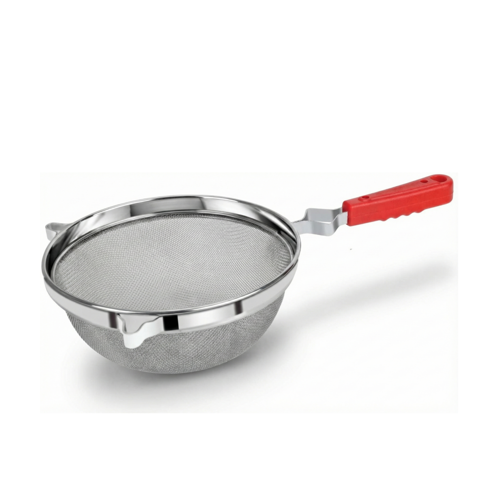 Stainless steel oil strainer for removing particles in edible oil handling, Devi Industries