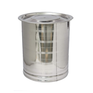 20 litre stainless steel oil sedimentation vessel with cap, Devi Industries